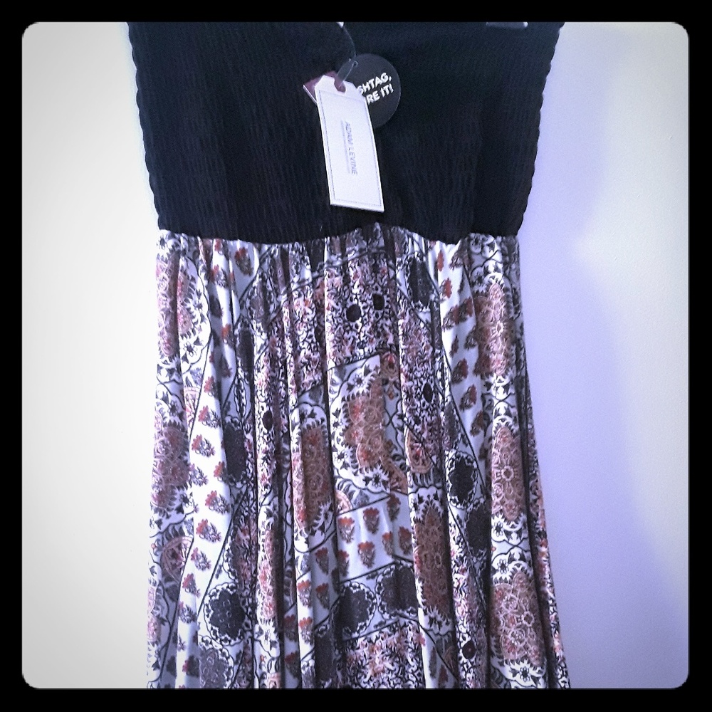 Asymmetrical sleeveless Adam Levine Dress